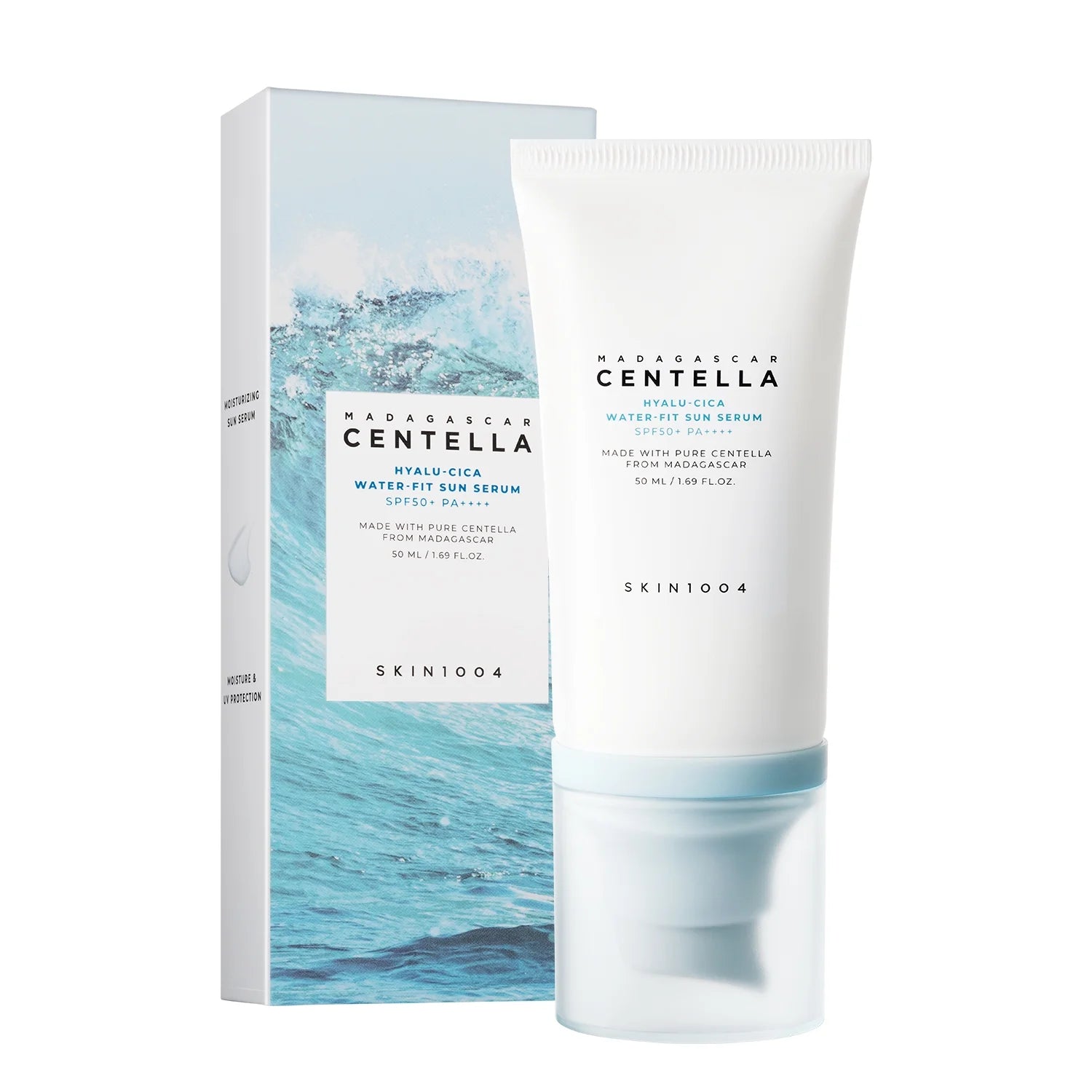 SKIN1004 Madagascar Centella Hyalu-Cica Water-Fit Sun Serum, PA++++, 50ml, KOREAN BEAUTY