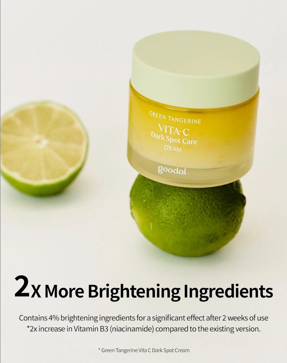 GOODAL Green Tangerine Vita C Dark Spot Care Cream, Korean Beauty