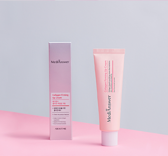 MEDIANSWER Collagen Firming Up Cream 50ml Korean anti-aging firming moisturizer with French collagen