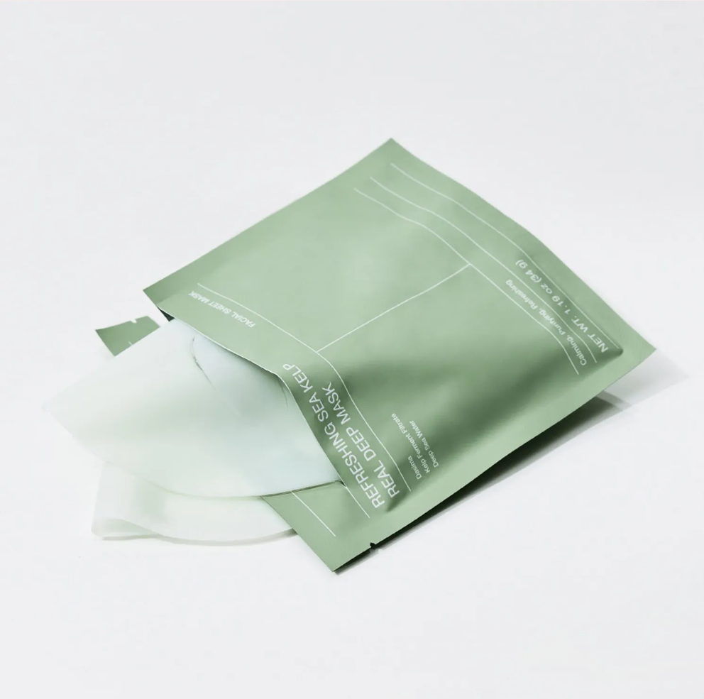 BIODANCE Refreshing Sea Kelp Real Deep Mask, Pack of 4 or 1, Korean Beauty