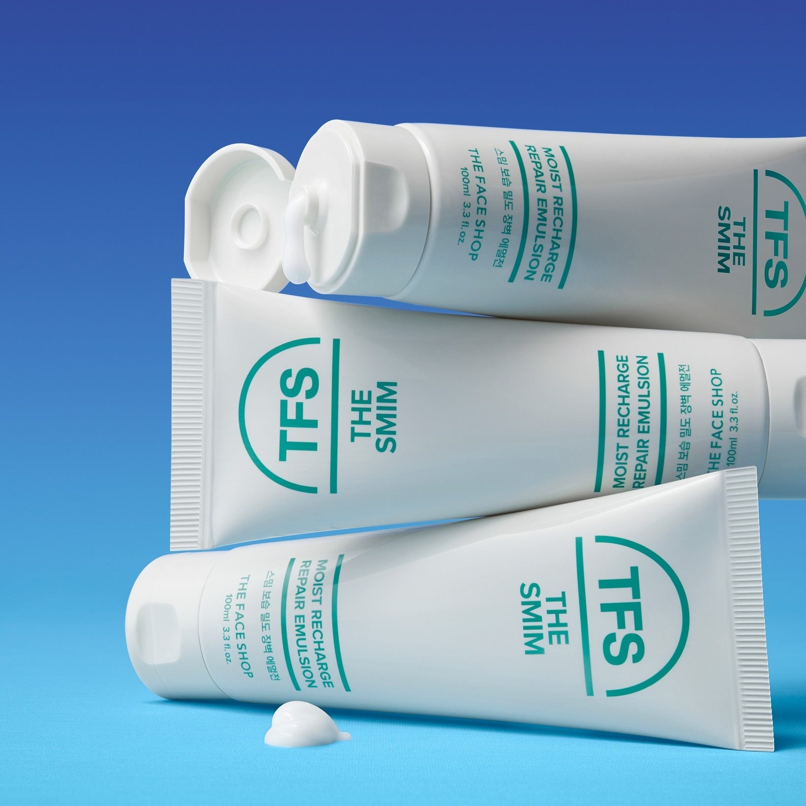 THE FACE SHOP TFS THE SMIM Moist Recharge Repair Emulsion, 100 ml, Korean Beauty