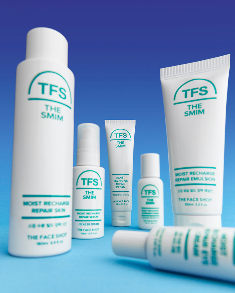 THE FACESHOP TFS THE SMIM Daily Barrier Trio (Toner, Serum, Emulsion Set), Korean Beauty