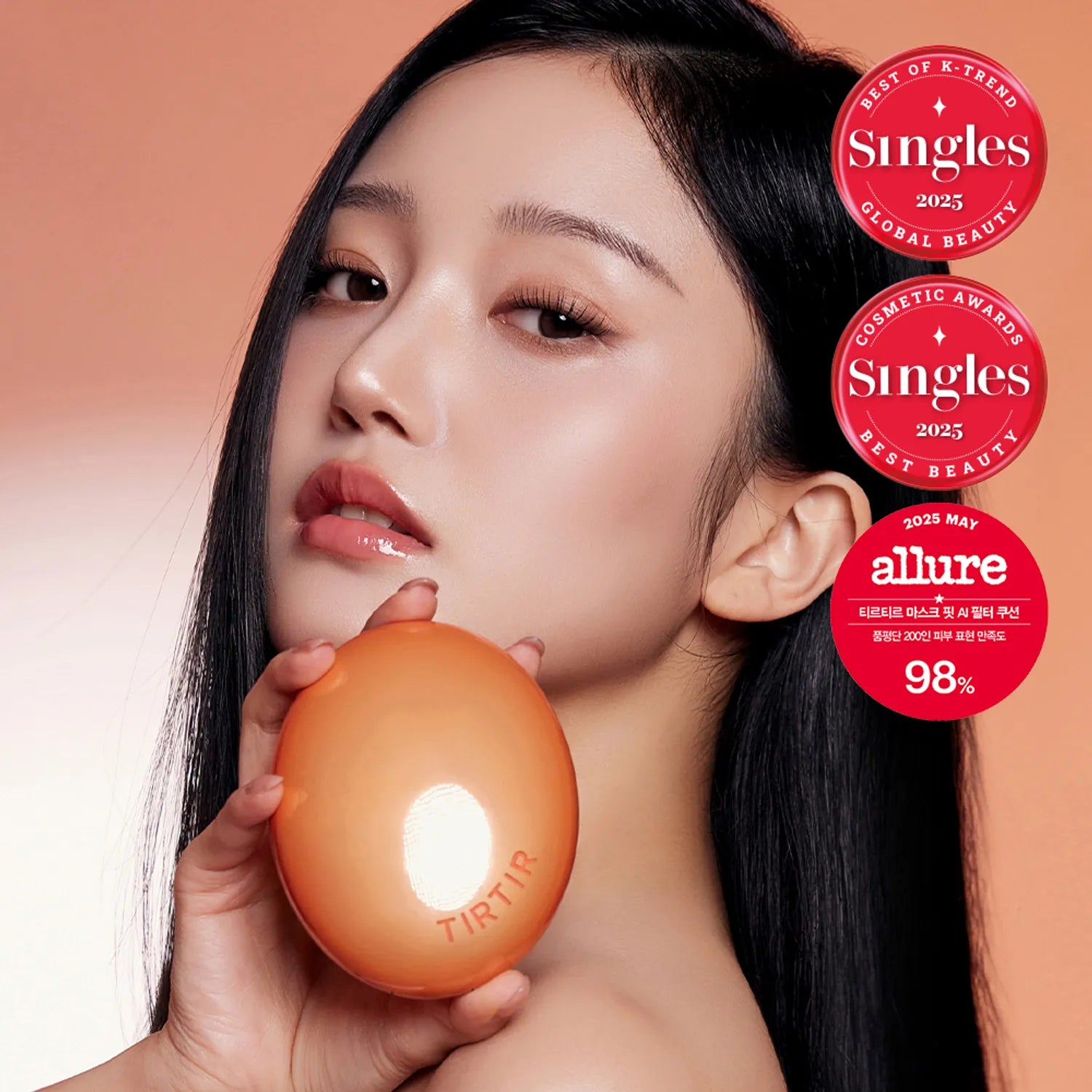 TIRTIR Mask Fit AI Filter Cushion Foundation SPF 40 PA++, Korean Beauty