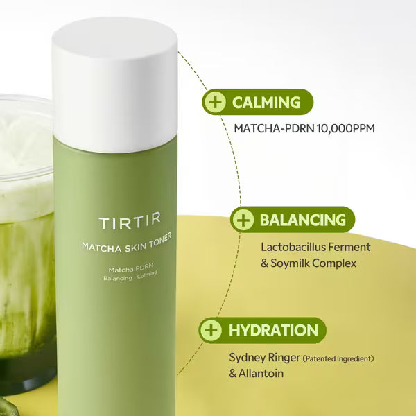 TIRTIR Matcha Skin Toner, 150ml, Korean Beauty