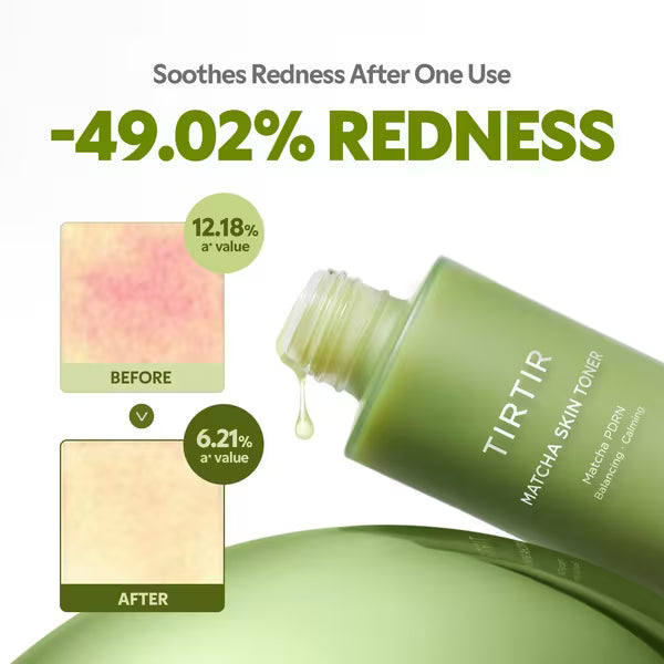 TIRTIR Matcha Skin Toner, 150ml, Korean Beauty