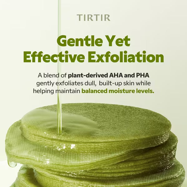 TIRTIR Matcha Tea Pads, 70 Pads, Korean Beauty
