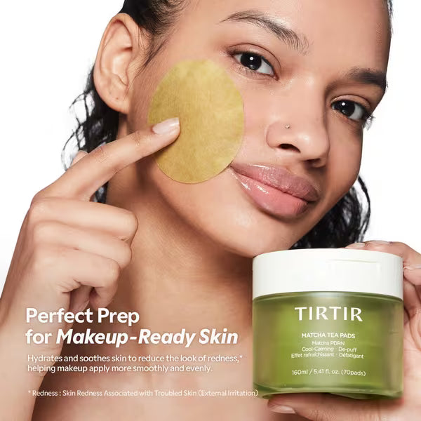 TIRTIR Matcha Tea Pads, 70 Pads, Korean Beauty