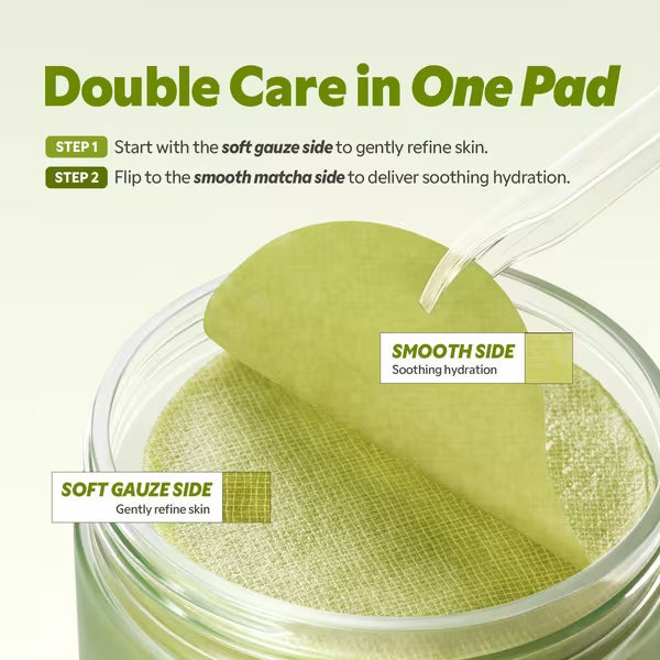 TIRTIR Matcha Tea Pads, 70 Pads, Korean Beauty
