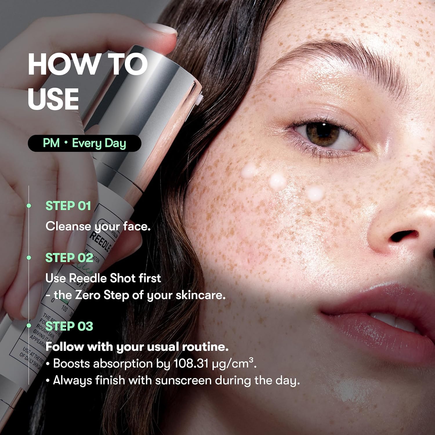 VT Cica x Hyalon Reedle Shot 100 & 300 Skin Booster, Korean Beauty