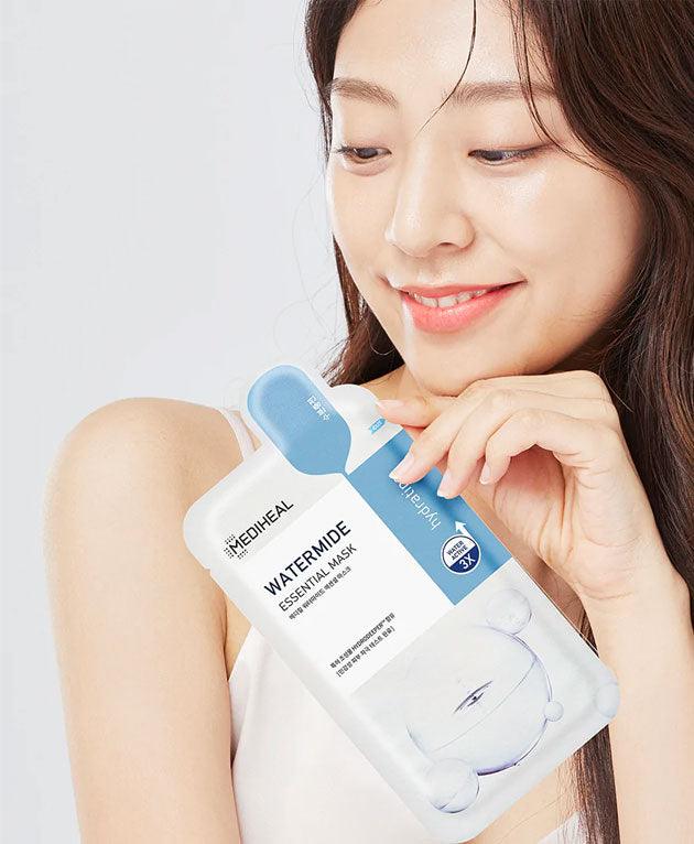 Watermide Essential Face Mask PACK 4 or 10 [MEDIHEAL] Korean Beauty - K Beauty 4 Biz