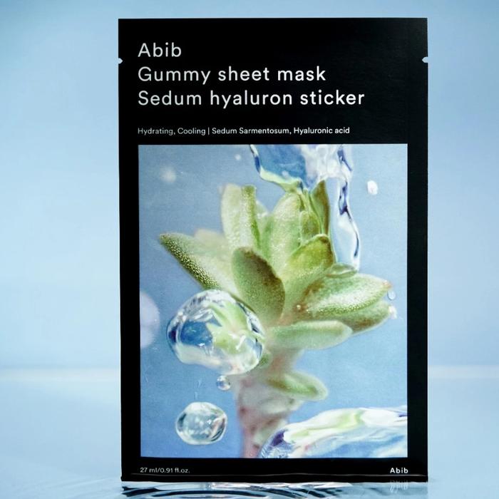 ABIB Gummy Sheet Mask Sedum Hyaluron Sticker, PACK of 1 or 10, Korean Beauty