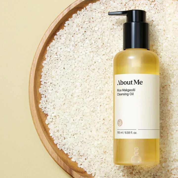 ABOUT ME Rice Makgeolli Cleansing Oil, 195ml, Korean Beauty