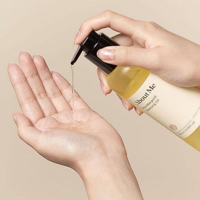 ABOUT ME Rice Makgeolli Cleansing Oil, 195ml, Korean Beauty