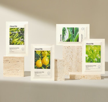 Nature’s Bash Korean Sheet Mask Set - About Me Essentials Set (PACK of 12 or 24 - Assorted)