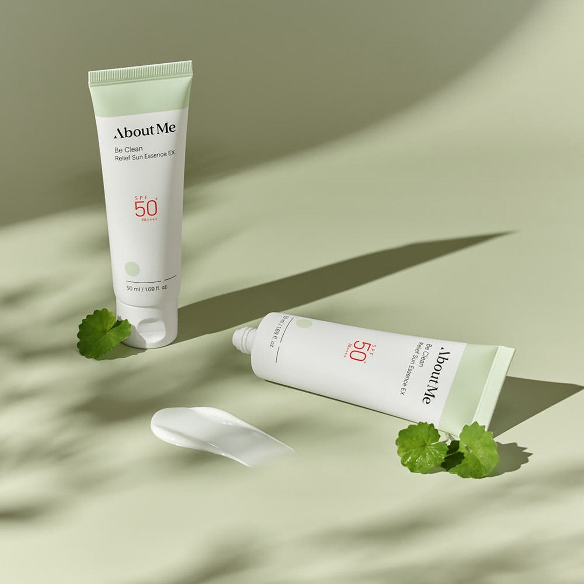 ABOUT ME Be Clean Relief Sun Essence EX, SPF 50 PA++++, 50ml, KOREAN BEAUTY