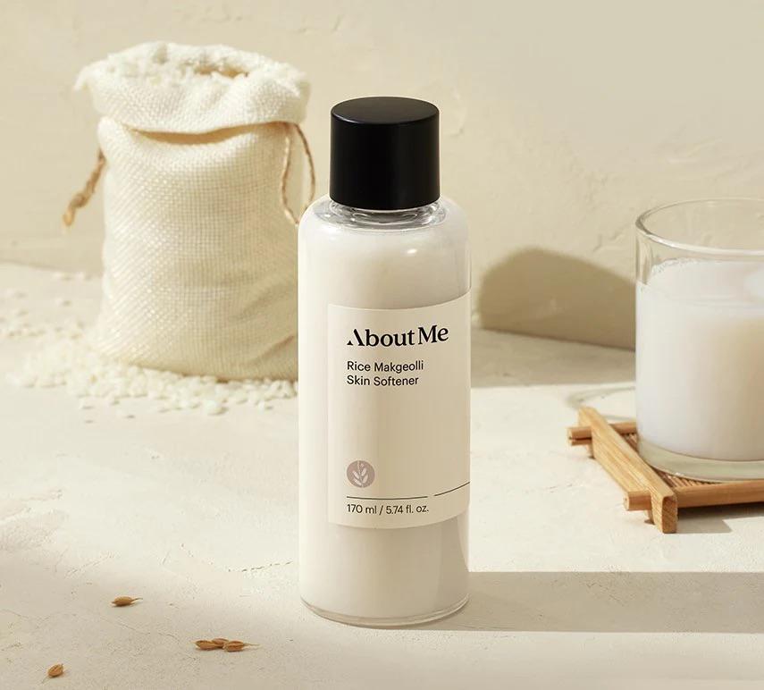 ABOUT ME Rice Makgeolli Skin Softener, 170 ml, Korean Beauty
