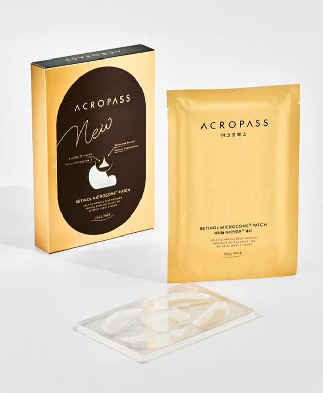 Acropass Retinol Microcone Full Face Patch, Korean Beauty