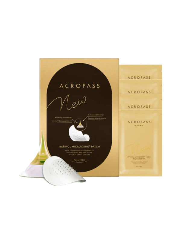 Acropass Retinol Microcone Full Face Patch, Korean Beauty