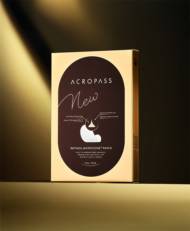 Acropass Retinol Microcone Full Face Patch, Korean Beauty