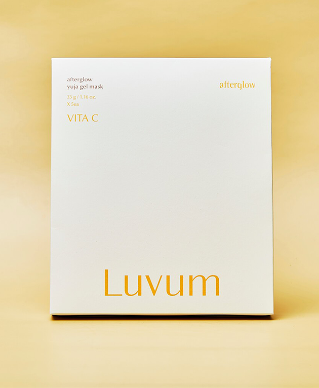 LUVUM Afterglow Yuja Gel Mask, PACK of 5, Korean Beauty