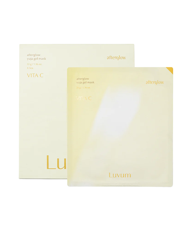 LUVUM Afterglow Yuja Gel Mask, PACK of 5, Korean Beauty