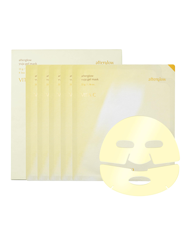 LUVUM Afterglow Yuja Gel Mask, PACK of 5, Korean Beauty