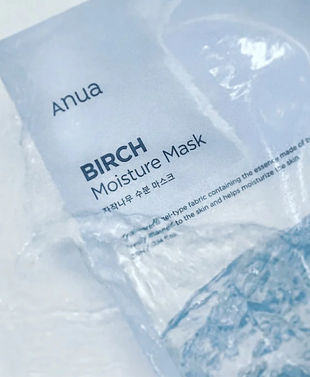 ANUA Birch Moisture Mask, PACK of 1 or 10, Korean Beauty