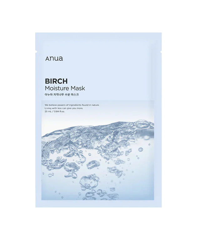 ANUA Birch Moisture Mask, PACK of 1 or 10, Korean Beauty