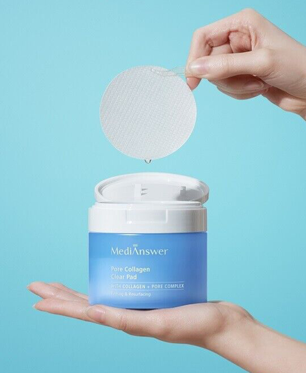 MEDIANSWER Pore Collagen Clear Pad, Korean Beauty