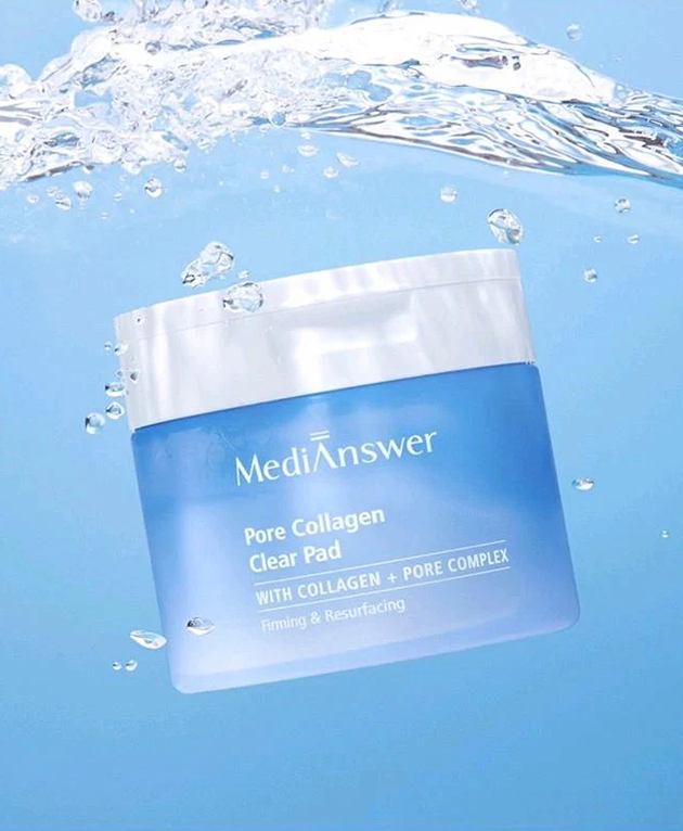 MEDIANSWER Pore Collagen Clear Pad, Korean Beauty