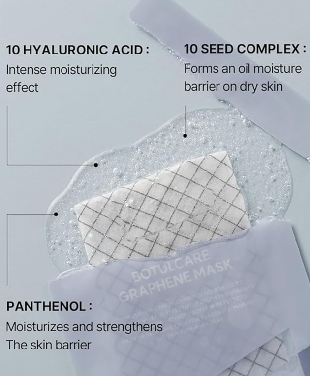 AROCELL Botulcare Graphene Mask, PACK of 1 or 5, Korean Beauty