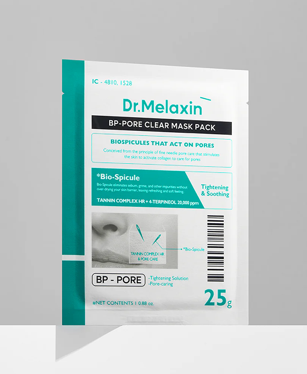 DR. MELAXIN BP Pore Clear Face Mask, PACK of 5, Korean Beauty