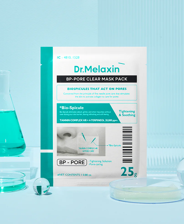 DR. MELAXIN BP Pore Clear Face Mask, PACK of 1 or 5, Korean Beauty