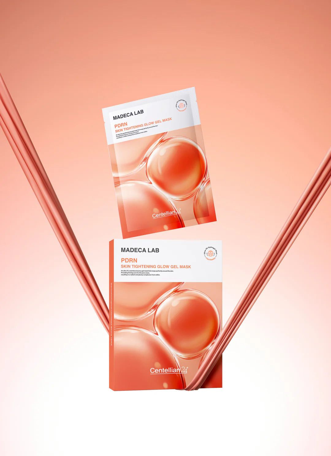 CENTELLIAN 24 Madeca Lab PDRN Skin Tightening Glow Gel Mask, PACK of 1 or 5, Korean Beauty