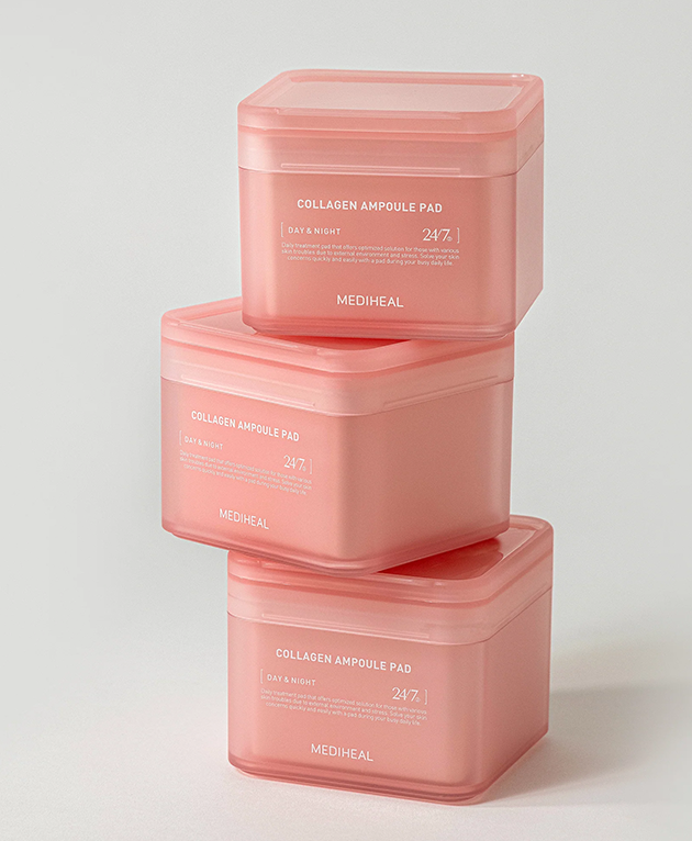 MEDIHEAL Collagen Ampoule Pad, Korean Beauty