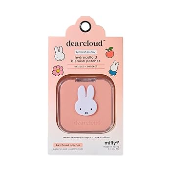 DEARCLOUD Blemish Bunny Miffy Hydrocolloid Blemish Patches, Korean Beauty