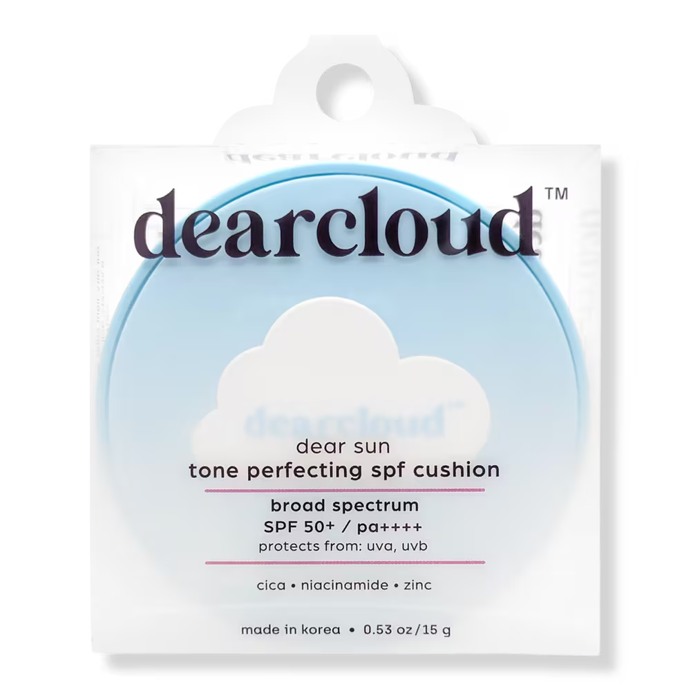 DEARCLOUD Tone Perfecting SPF Cushion, SPF 50 PA++++, Korean Beauty