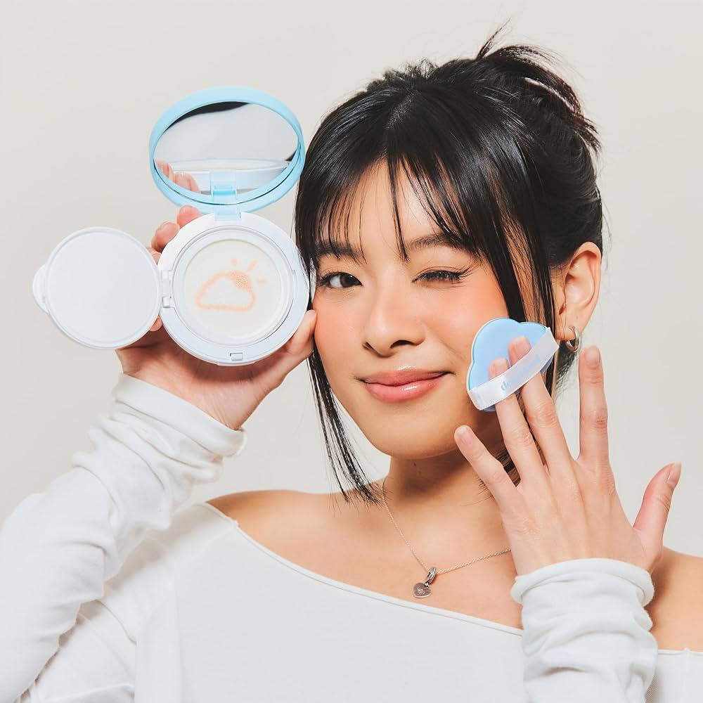 DEARCLOUD Tone Perfecting SPF Cushion, SPF 50 PA++++, Korean Beauty