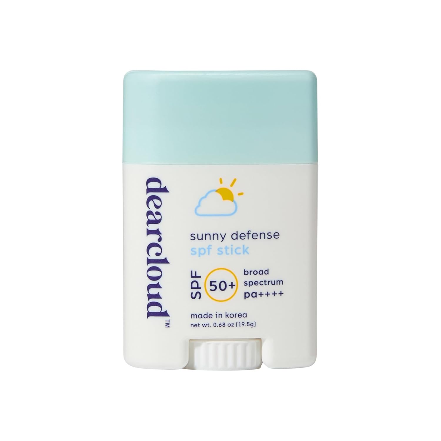 DEARCLOUD Sunny Defense Sunscreen Stick, SPF 50 PA++++, Korean Beauty