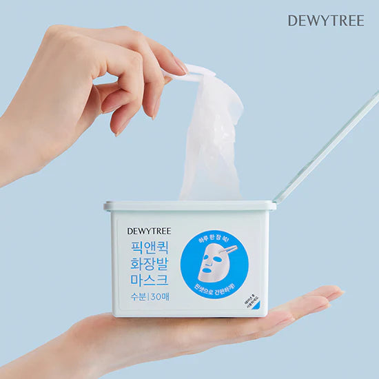 DEWYTREE Pick and Quick Calming Full Mask Sheets, PACK of 30, Korean Beauty