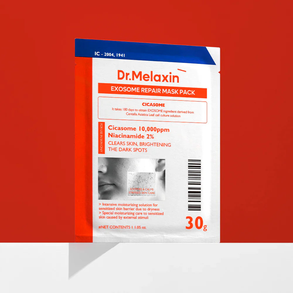 DR. MELAXIN Exosome Repair Face Mask, PACK of 1 or 5, Korean Beauty