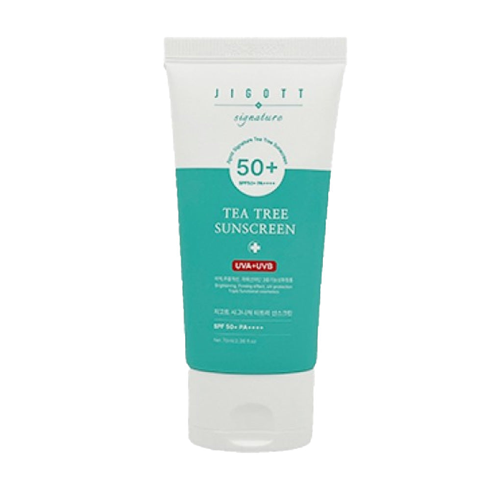 JIGOTT Signature Tea Tree Sunscreen, SPF 50 PA++++ UVA+UVB, 50ml, KOREAN BEAUTY (Copy)