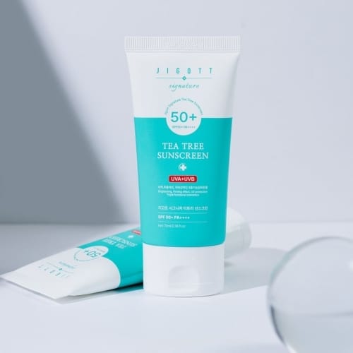 JIGOTT Signature Tea Tree Sunscreen, SPF 50 PA++++ UVA+UVB, 50ml, KOREAN BEAUTY (Copy)