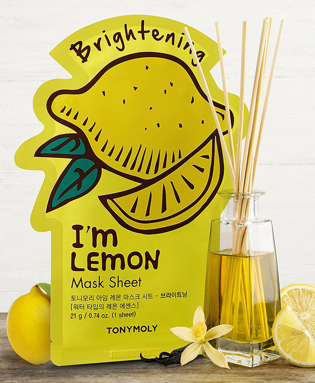 TONYMOLY I'm Lemon Face Mask, PACK of 1 or 10, Korean Beauty