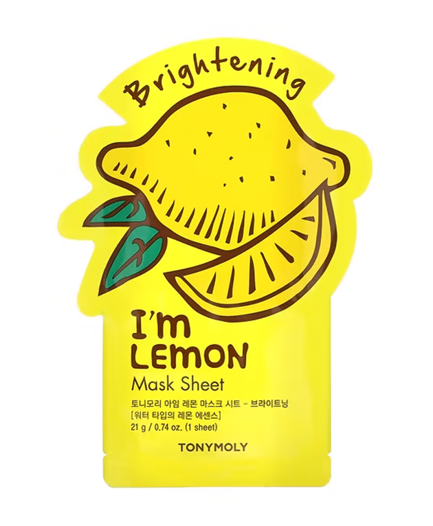 TONYMOLY I'm Lemon Face Mask, PACK of 1 or 10, Korean Beauty