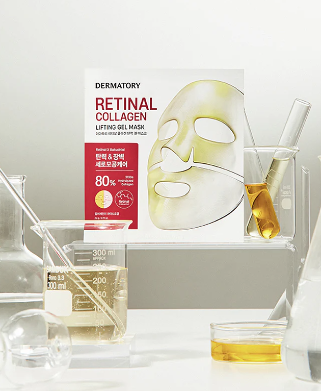 DERMATORY Retinal Collagen Lifting Gel Mask, PACK of 1 or 10, Korean Beauty