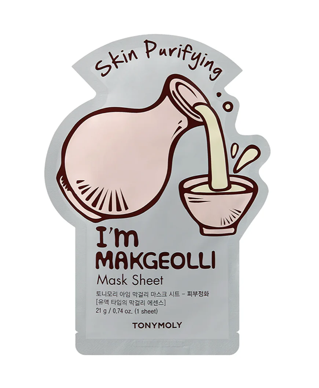 TONYMOLY I'm Makgeolli Face Mask, PACK of 1 or 10, Korean Beauty