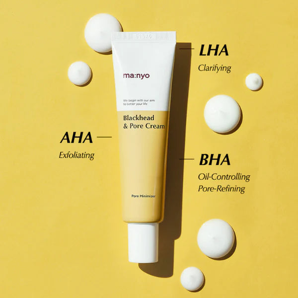 MA:NYO Daily Acne Defense Set (4-Piece Set of Cleansing Balm, Cleansing Foam, Pore Toner & Cream), Korean Beauty