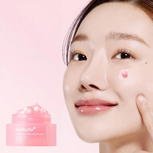 MEDICUBE PDRN Pink Collagen Capsule Cream, Korean Beauty