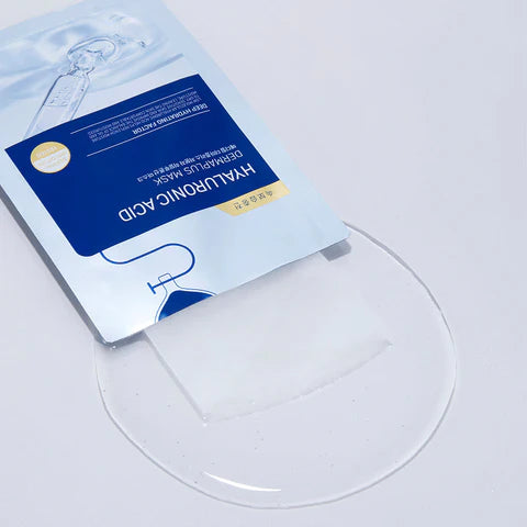 MEDIHEAL Dermaplus Low Molecular Hyaluronic Acid Mask, Pack of 10 or 1, Korean Beauty